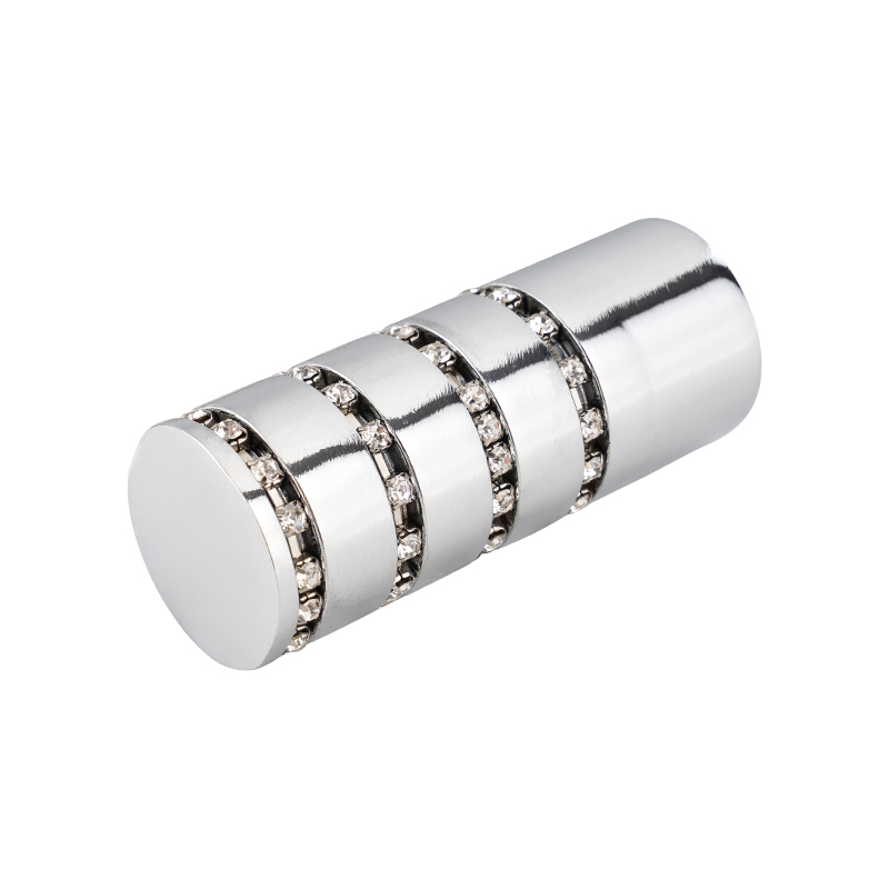 Diamond adhesive curtain finial