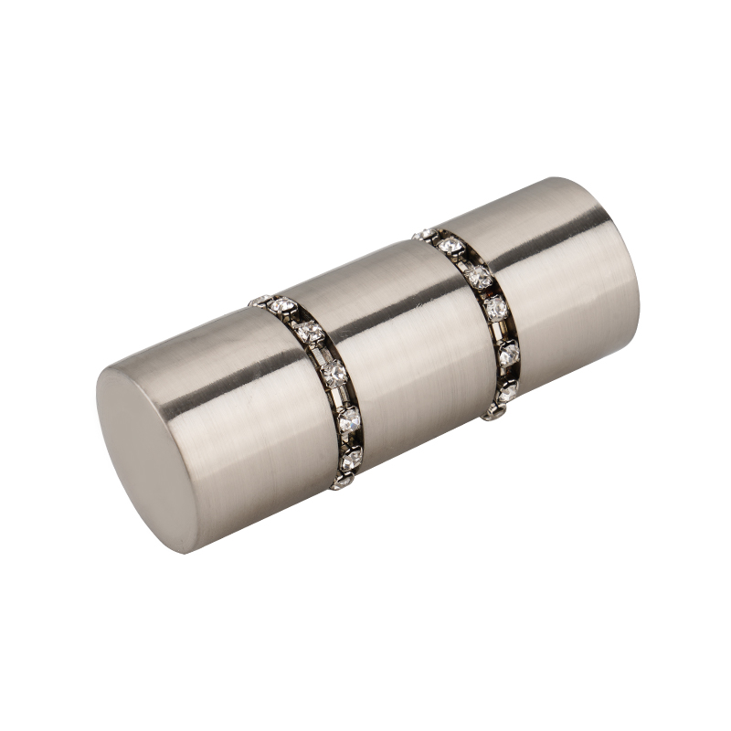 Diamond adhesive curtain finial