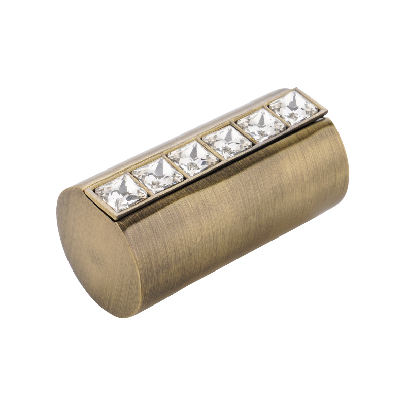 Diamond adhesive curtain finial