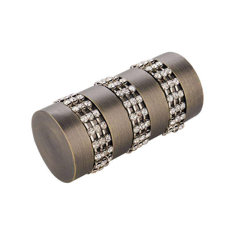 Diamond adhesive curtain finial