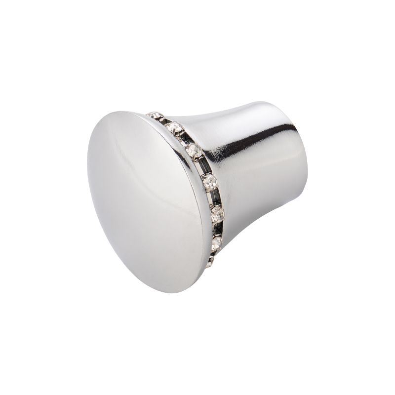 Diamond adhesive curtain finial