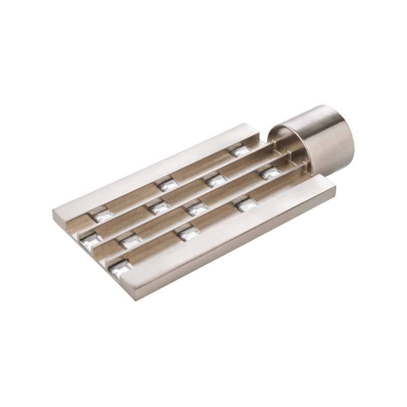 Diamond adhesive curtain finial